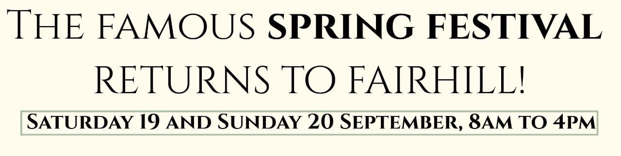 The Famous Fairhill Spring Festival